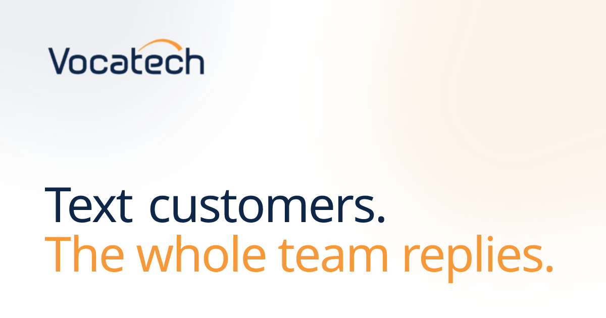 Team text messaging for any business. | Vocatech